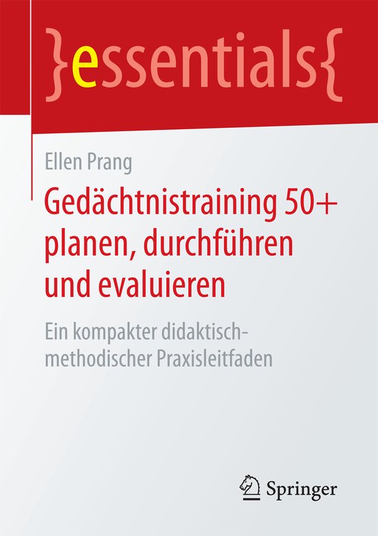 Gedächtnistraining 50+ planen, durchführen und evaluieren - cover