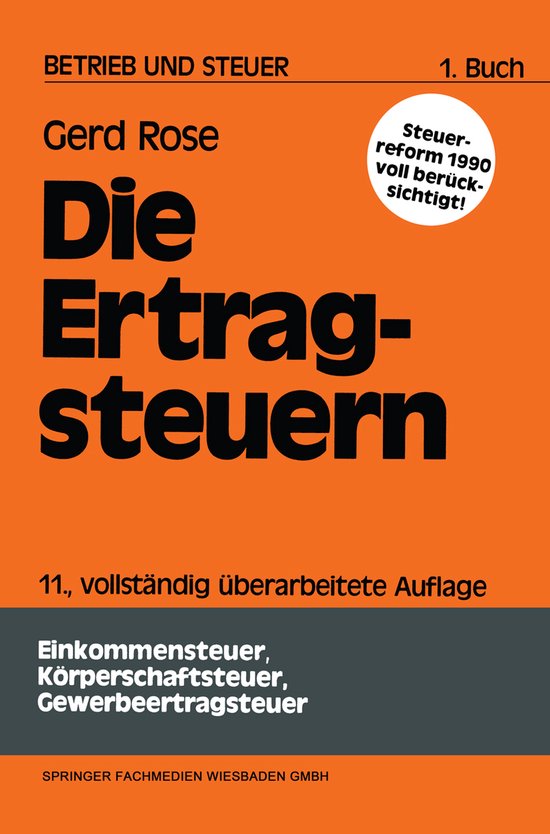 Die Ertragsteuern - cover