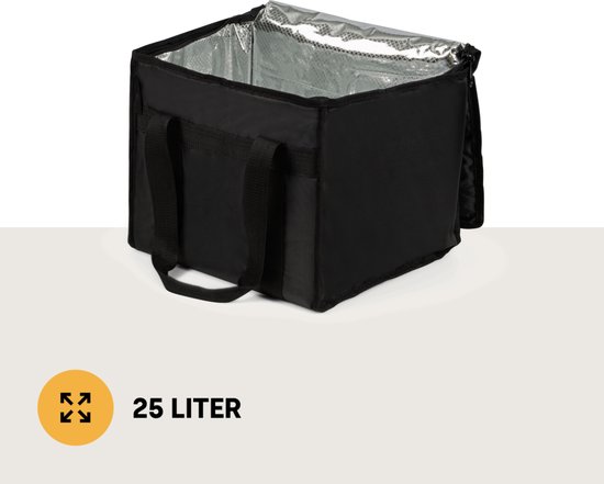Steamy Bezorgtas - Koeltas - Medium - Voor zowel warm als koud houden - 33x31x28 cm - 25 liter van Steamy — afbeelding 3
