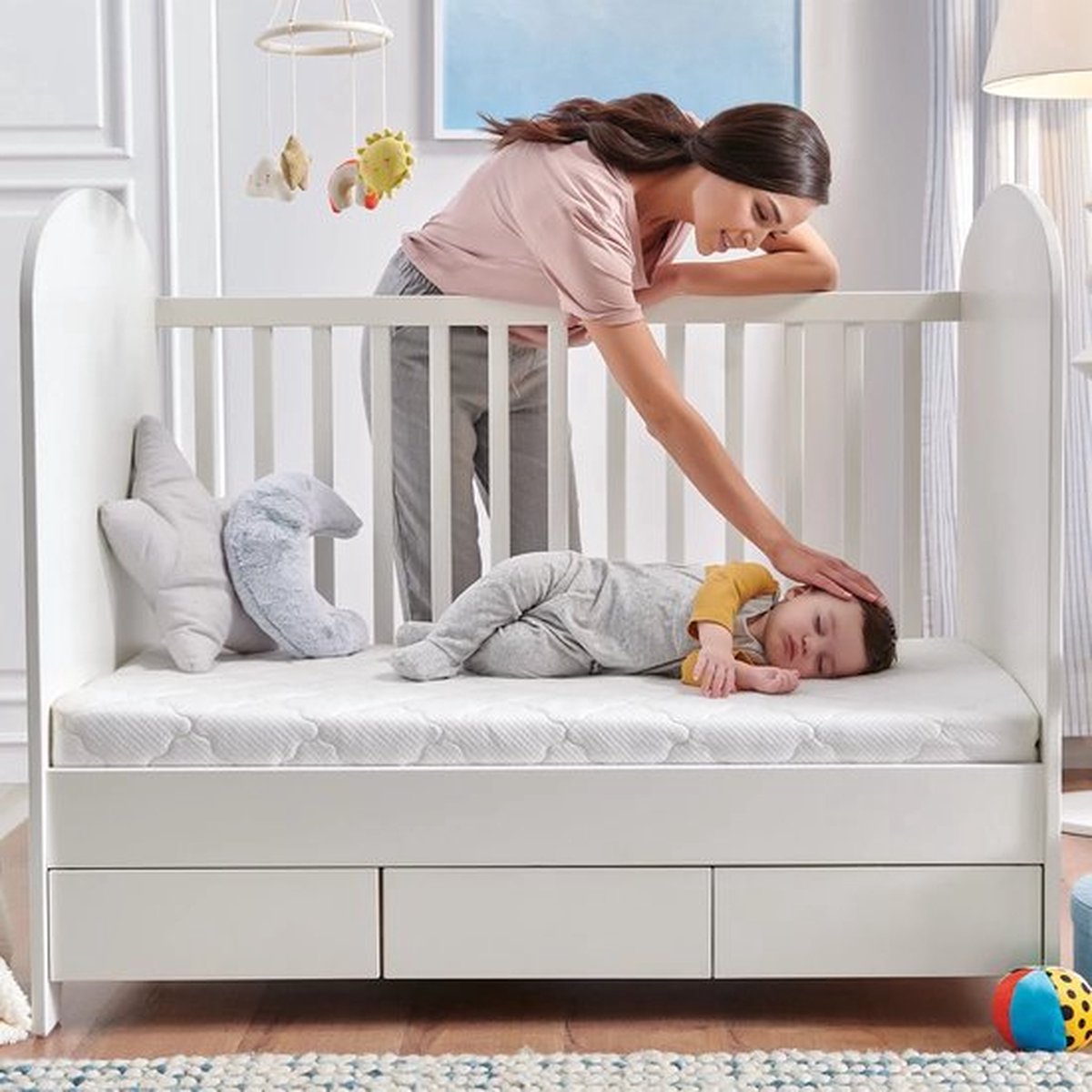 60x140x10 Kikishop Comfort Kindermatras Polyether SG30 - Premium Tijk
