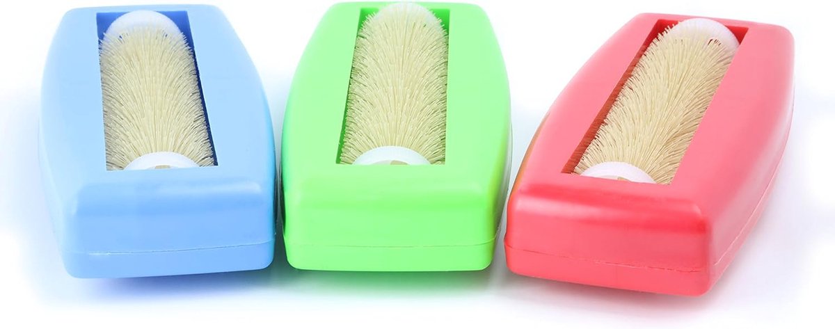 Kruimelborstel, tafelroller, handstofzuiger voor auto, caravan, thuis, set van 3
