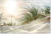 Muurdecoratie Duinen aan de Waddenzee - 180x120 cm - Tuinposter - Tuindoek - Buitenposter