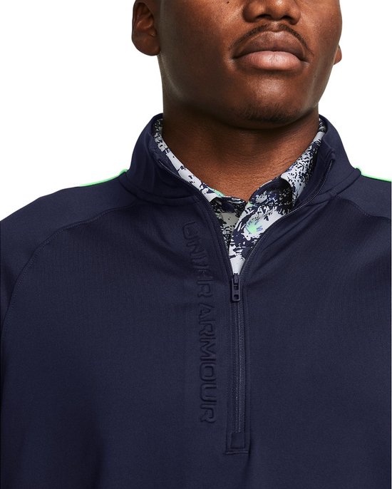 Heren Under Armour Midlayer HZ Midnight Navy van Under Armour — afbeelding 5