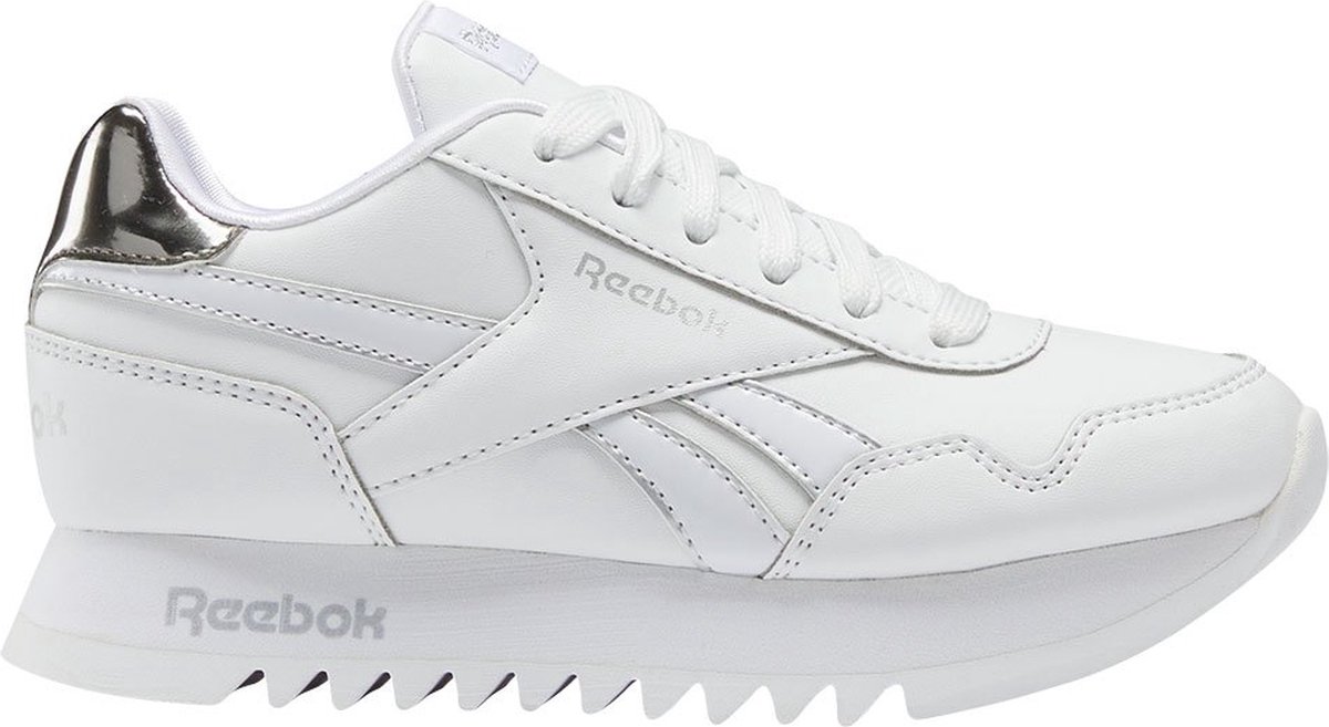 REEBOK CLASSICS Royal Cljog 3 Platform Sneakers Kinderen - Ftwr White / Ftwr White / Silver Metalic - EU 33