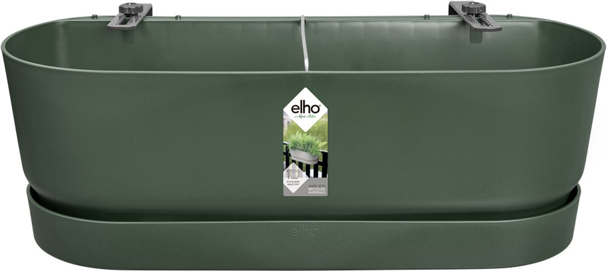 Elho Greenville Easy Balcony 52 - Balcony Planter with Hanging Bracket