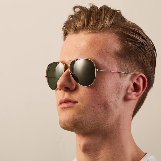 Ray-Ban RB3026 L2846 Aviator (Classic) zonnebril - 62mm van Ray-Ban — afbeelding 3