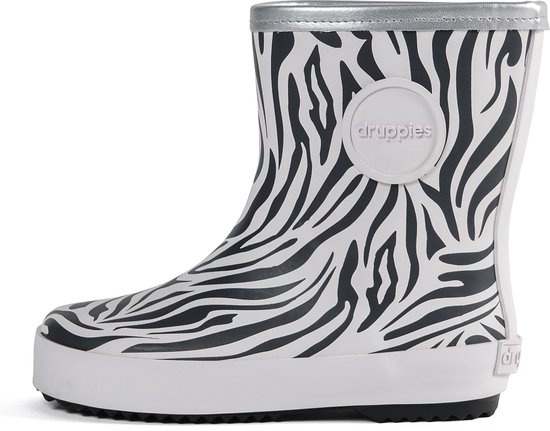 Druppies Regenlaarzen Kinderen - Nature Boot - Zebra - Maat 28