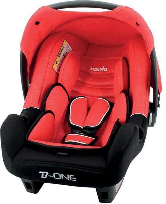Nania Siege Auto Beone Group 0+ (0-13kg) 4 Stars ADAC - Luxe rood
