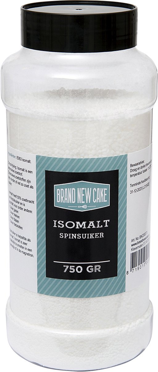 BrandNewCake® Isomalt Korrels 750gr - Spinsuiker - Extensieve Zoetstof
