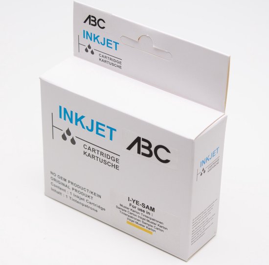 ABC huismerk inkt cartridge geschikt voor Epson 408XL geel Workforce WF-C4810DTWF