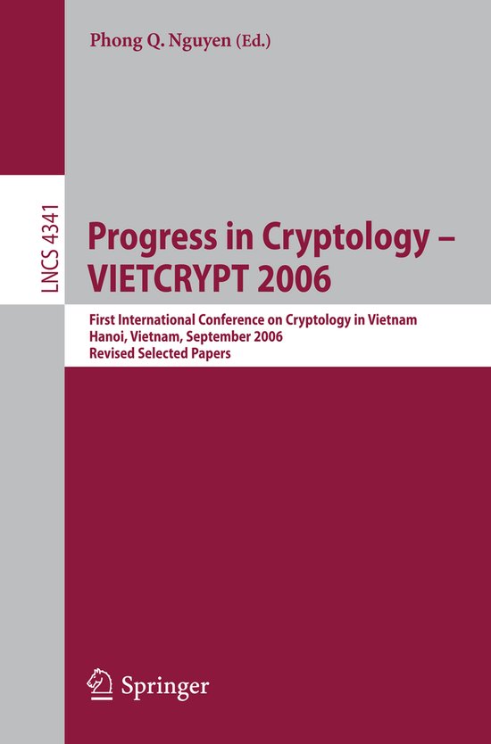 Progress In Cryptology - Vietcrypt 2006 - cover