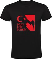 Pray for Turkey Heren T-shirt | Turkije | Aardbeving | Gaziantep | Hatay | Syrie | Heren