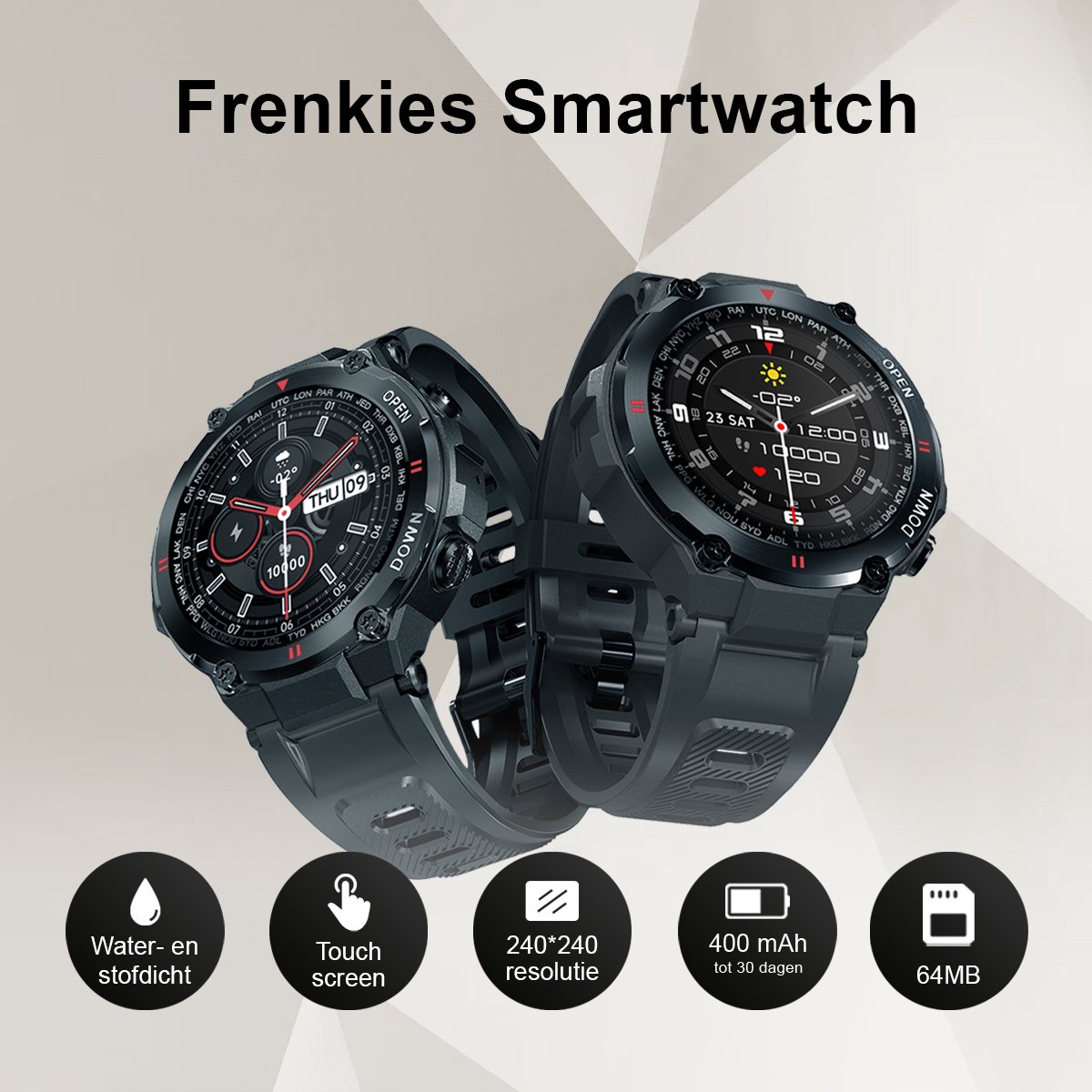 Metaal - Belfunctie - Full Touch Screen - Smartwatch kopen