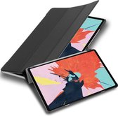 Cadorabo Tablet Hoesje geschikt voor Apple iPad PRO 11 2020 (11 inch) in SATIJN ZWART - Ultra dun beschermend geval met automatische Wake Up en Stand functie Book Case Cover Etui
