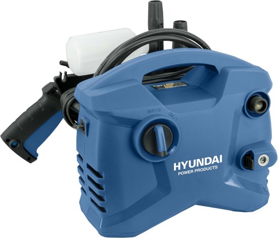 HYUNDAI hogedrukspuit compact 1600 W - 135 bar - 330 L/uur - automatische start-stopsysteem