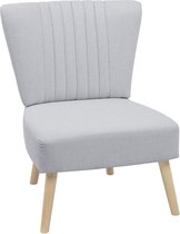 VAASA - Fauteuil - Grijs - Polyester