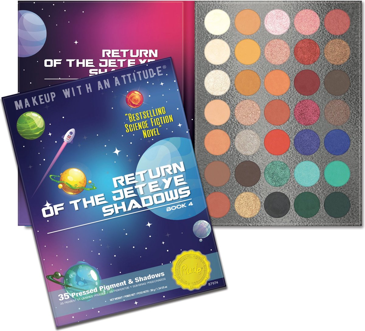 Oogschaduw - Rude - Return of the Jeteye Shadows - 35 kleuren - Make up - Dames