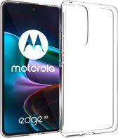 Accezz Hoesje Geschikt voor Motorola Edge 30 Hoesje Siliconen - Accezz Clear Backcover - Transparant