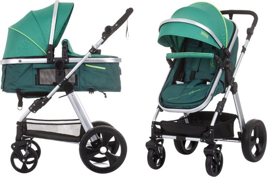 Chipolino Kinderwagen Elite 3-in-1, autostoel, inklapbaar, draagtas