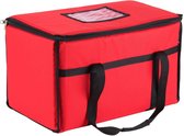 Voedsel Transport Tas - 58 x 35 x 35 CM - Polyester - Rood - Promoline