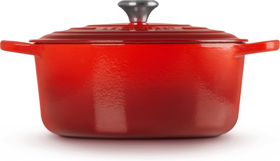 Le Creuset Signature Braad-/stoofpan - Ø 28 cm - kersen Rood