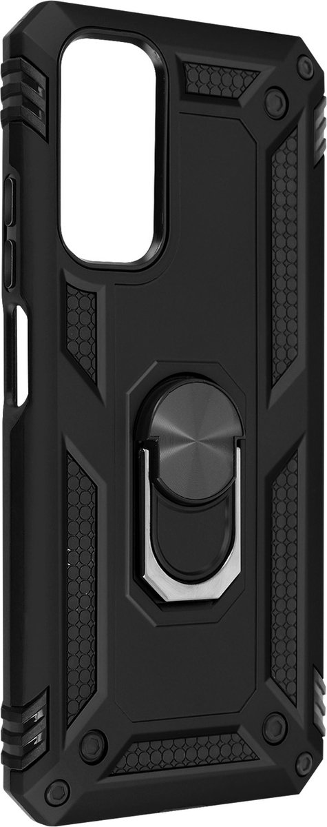 Geschikt voor Xiaomi Redmi Note 11/11s Hybrid Case Video Support Ring zwart
