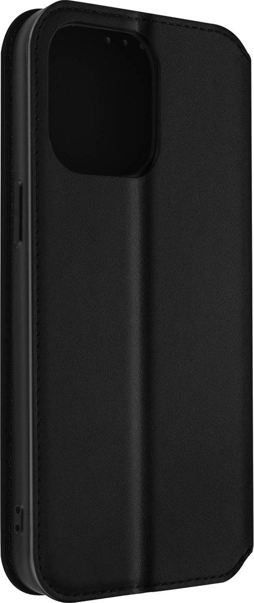 Hoes Geschikt voor Apple iPhone 14 Pro Max klep portefeuille, video standaard zwart