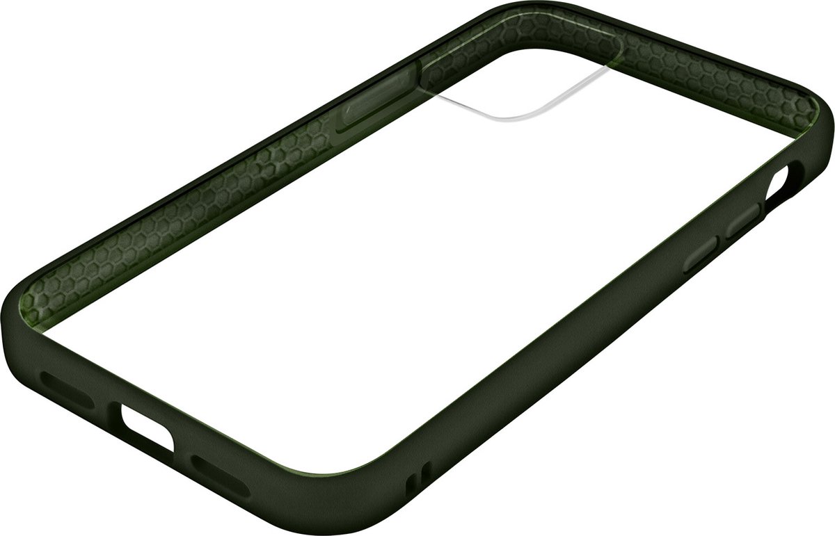 RhinoShield Mod NX Hoesje Geschikt voor Apple iPhone 12 Pro Max Transparant/Groen