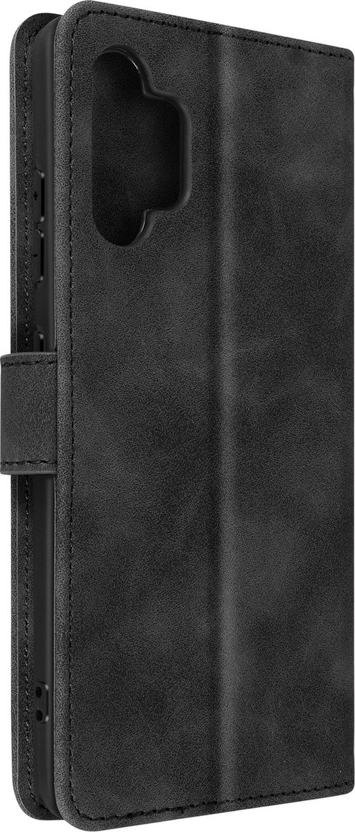 Folio-hoes Geschikt voor Samsung Galaxy A32 5G Forcell Tender Book Zwart