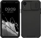 kwmobile telefoonhoesje geschikt voor Apple iPhone XR - Back cover met camerabescherming - In zwart