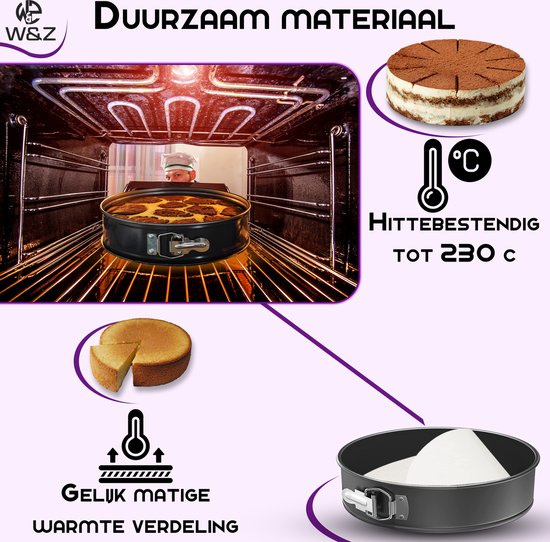 Moule à Gâteau Rond de DiamètreSpringform Cake Pan 3 pièces (4- 7