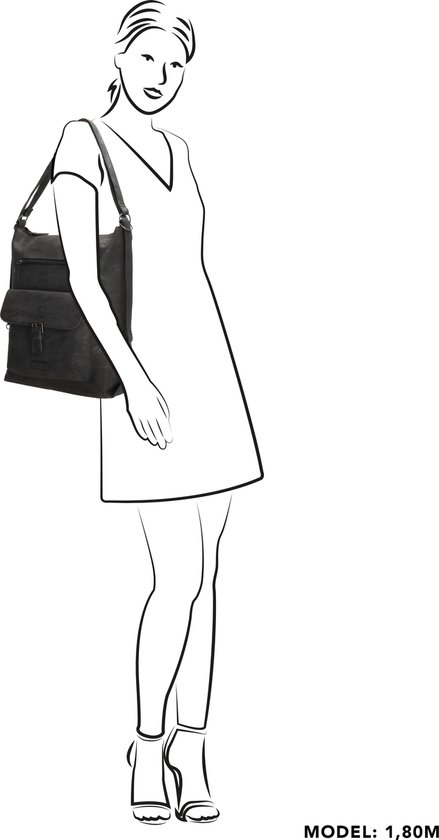 Beagles Tarifa Shopper - Zwart