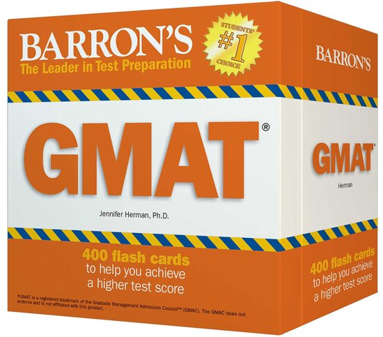 Barron's GMAT Flash Cards - cover