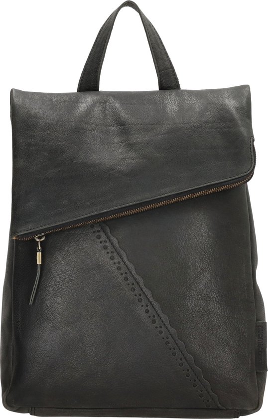 Micmacbags Marrakech Rugzak Zwart 100 Leer bol