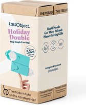 LastTissue Vakantie Dubbel - Het Herbruikbaar Pakje Zakdoeken - Blauw