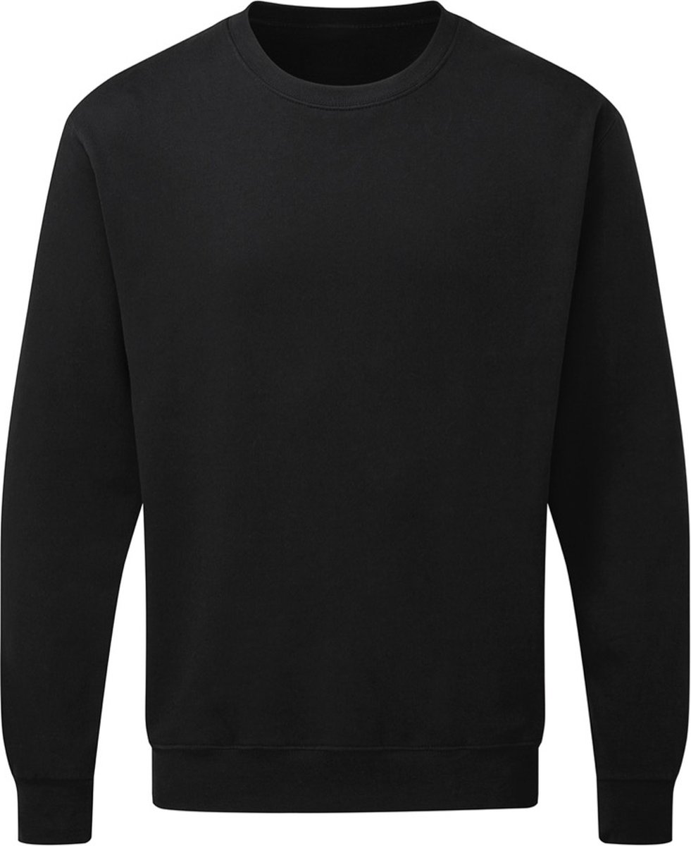 Zwarte heren sweater Crew Neck merk SG maat S