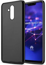 Cadorabo Hoesje geschikt voor Huawei MATE 20 LITE in ZWART - Beschermhoes gemaakt van flexibel TPU Silicone Case Cover