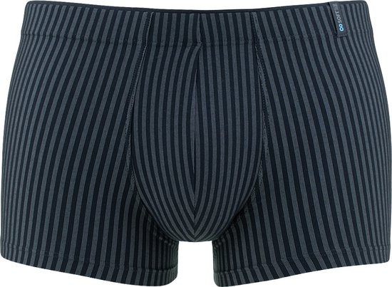 SCHIESSER Long Life Soft boxer (1-pack) - short homme rayé bleu et noir - Taille: 4XL