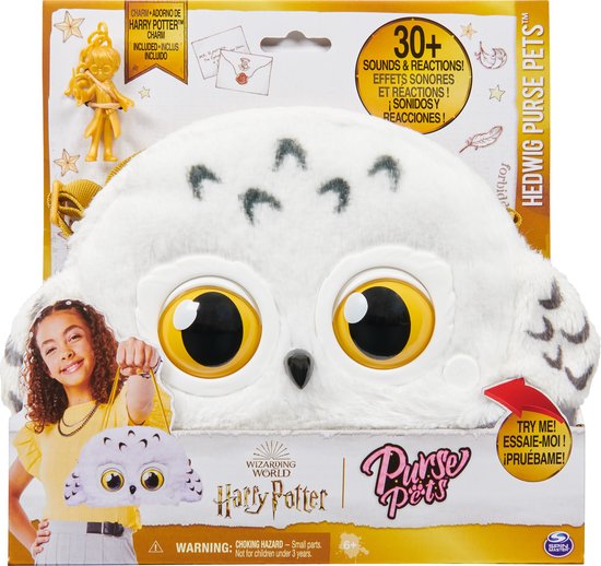 Purse Pets Harry Potter - Interactieve Tas en Knuffel - Hedwig - Met muziek en geluid