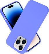 Cadorabo Hoesje geschikt voor Apple iPhone 14 PRO MAX in LIQUID LICHT PAARS - Beschermhoes gemaakt van flexibel TPU silicone Case Cover
