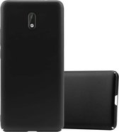 Cadorabo Case pour Nokia 3 2017 en METAL BLACK - Housse de protection rigide en aspect métal contre les rayures et les chocs