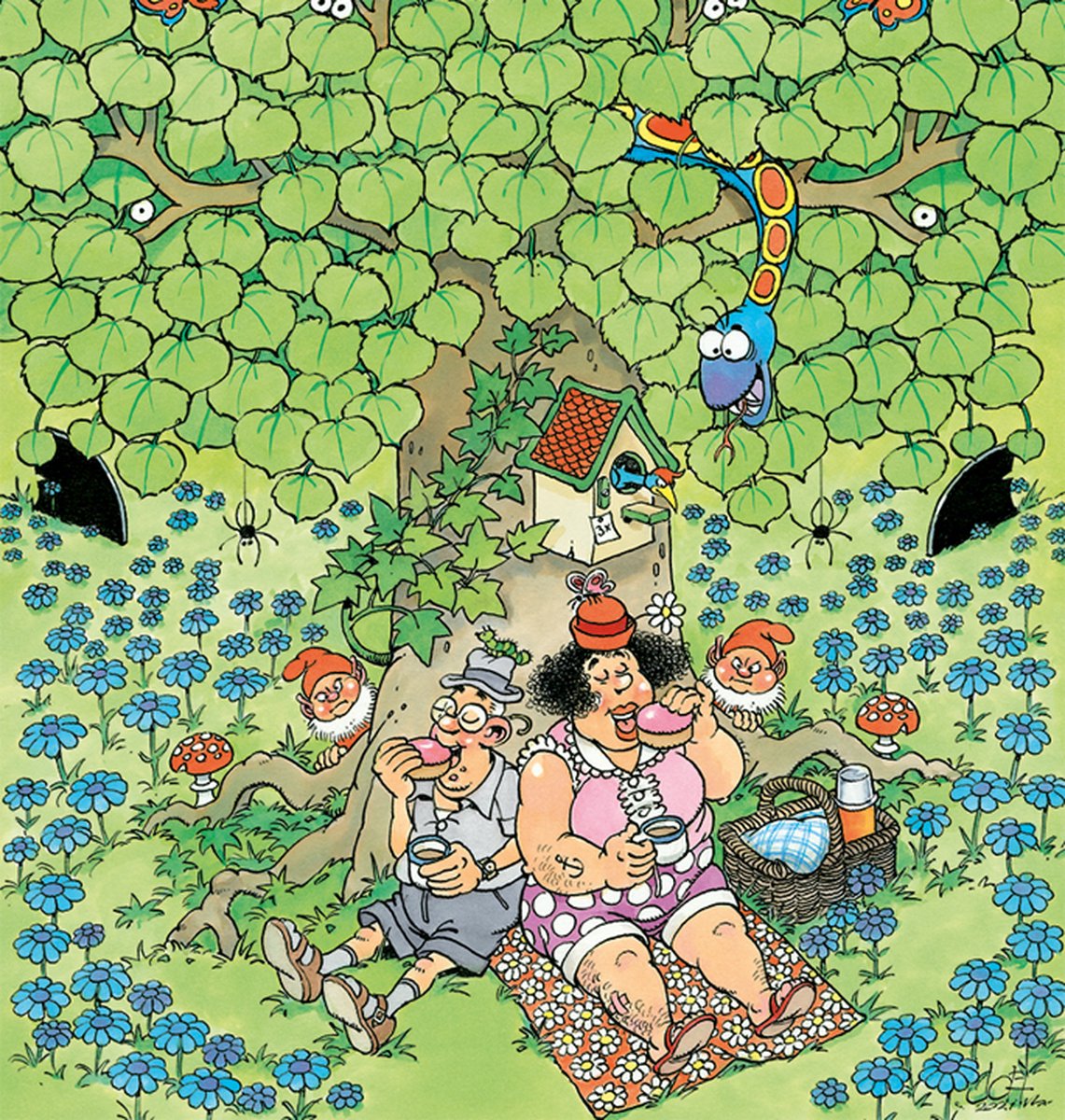 Jan van Haasteren Expert 2 - Picknick Plezier - 500 stukjes puzzel — afbeelding 7