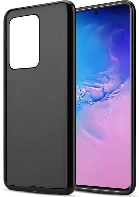 Coque Cadorabo pour Samsung Galaxy S20 ULTRA en NOIR - Coque de protection en silicone TPU flexible