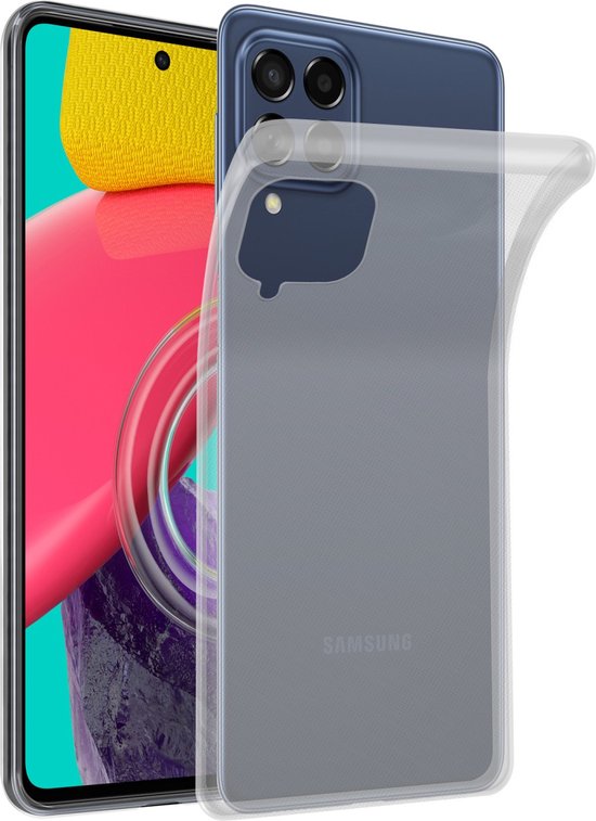 Coque Cadorabo pour Samsung Galaxy M53 5G en COMPLÈTEMENT TRANSPARENT - Coque de protection en silicone TPU souple