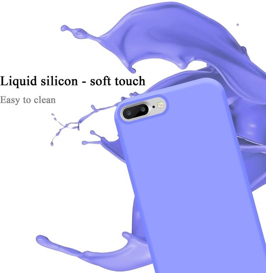 Coque Cadorabo pour Apple iPhone 7 PLUS / 7S PLUS / 8 PLUS en LIQUID LIGHT PURPLE - Coque de protection en silicone TPU souple