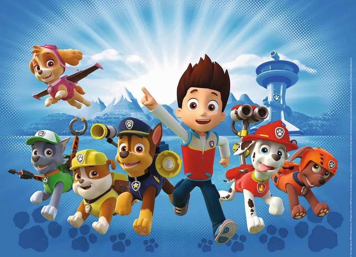Ravensburger PAW Patrol De Ploeg - Kinderpuzzel - 100 XXL stukjes - Vanaf 6 jaar — afbeelding 3