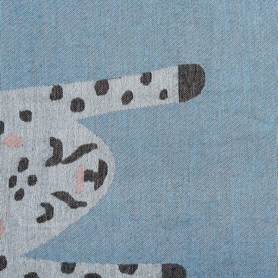 Beliani LIMGHA - Plaid - bleu - Plastique