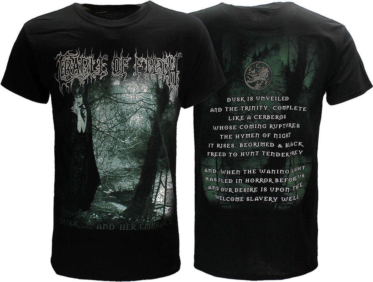 Cradle Of Filth Dusk & Her Embrace T-Shirt - Officiële Merchandise - L