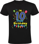 I'm 10 Happy Birthday To Me Kinder T-shirt 152 | Jarig | Verjaardag | Feest | 10 jaar