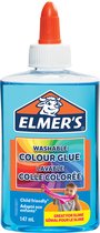 Elmer’s transparant PVA-lijm | Blauw | 147 ml | uitwasbaar en kindvriendelijk | geweldig voor het maken van slijm en om te knutselen
